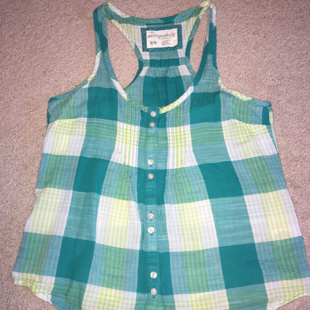 Plaid Tank Top